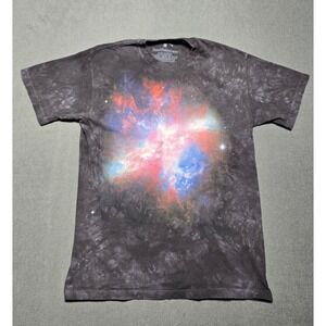 Smithsonian Space Galaxy Tie Dye T-shirt‎ Medium National Air Museum Stars